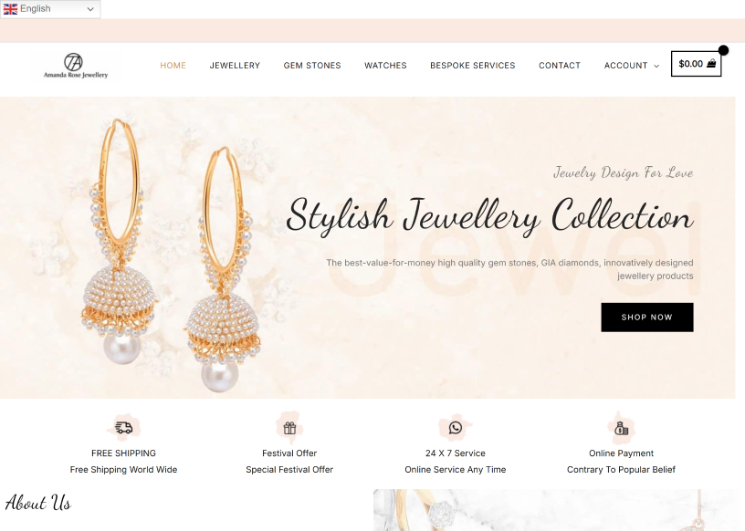 Jewelry Website